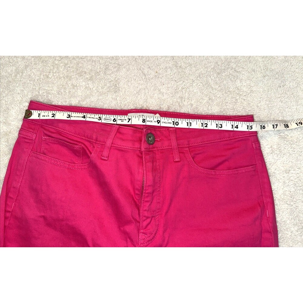 Vineyard Vines Jeans Women’s Pants Size 30 Cotton Frayed Hem Hot Pink - Picture 2 of 11